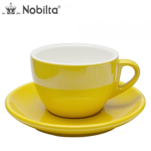 노빌타 카푸치노 커피잔 옐로우 210ml (선택형)