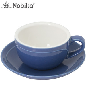 노빌타 라인 카페라떼 커피잔 Set 클래식블루 380ml (선택형)