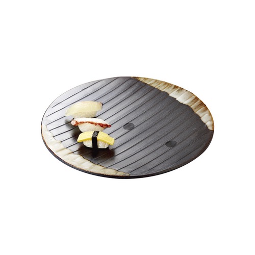 파도 원형 초밥 접시