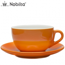 노빌타 카페라떼 커피잔 오렌지 350ml (선택형)