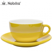 노빌타 카페라떼 커피잔 옐로우 350ml (선택형)