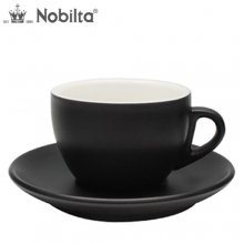 노빌타 카푸치노 커피잔 블랙(무광) 210ml (선택형)