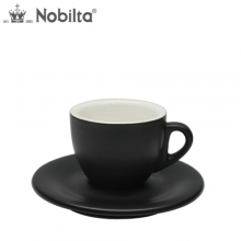 노빌타 에스프레소 커피잔 블랙(무광) 90ml (선택형)