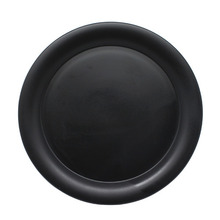 위즈라인 블랙 무광 원형 8인치 접시