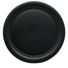 위즈라인 블랙 무광 원형 10인치 접시