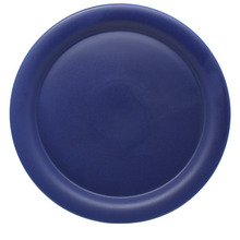 위즈라인 블루 무광 원형 10인치 접시