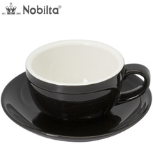 노빌타 라인 카페라떼 커피잔 Set 블랙 380ml (선택형)